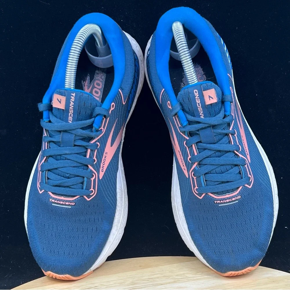 Brooks Transcend 7 1203191B480 Blue Running Shoes Sneakers Women's Size 8 B - Picture 8 of 10